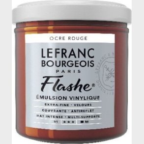 Lefranc & Bourgeois - Akrylmaling - Flashe - Red Ochre 125 Ml