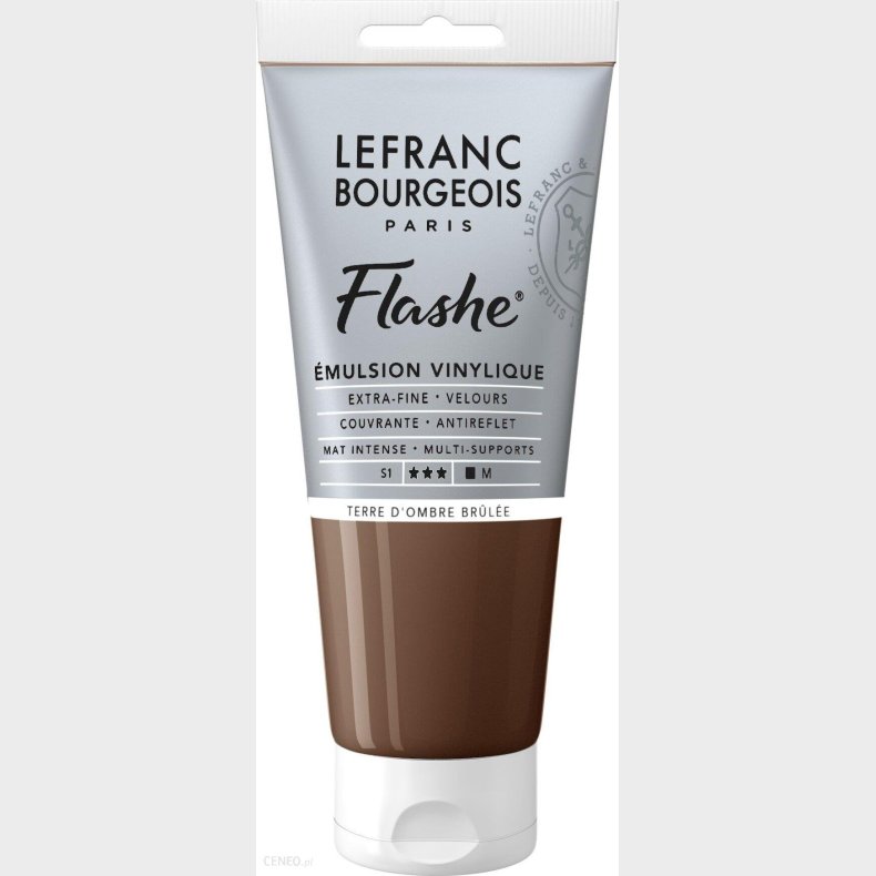 Lefranc & Bourgeois - Flashe Akrylmaling - Burnt Umber 80 Ml