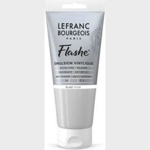 Lefranc & Bourgeois - Akrylmaling - Flashe - Fluorescent White 80 Ml