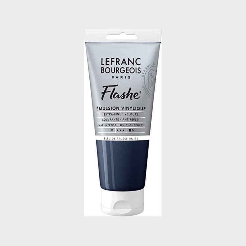 Lefranc & Bourgeois - Flashe Akrylmaling - Prussian Blue 80 Ml