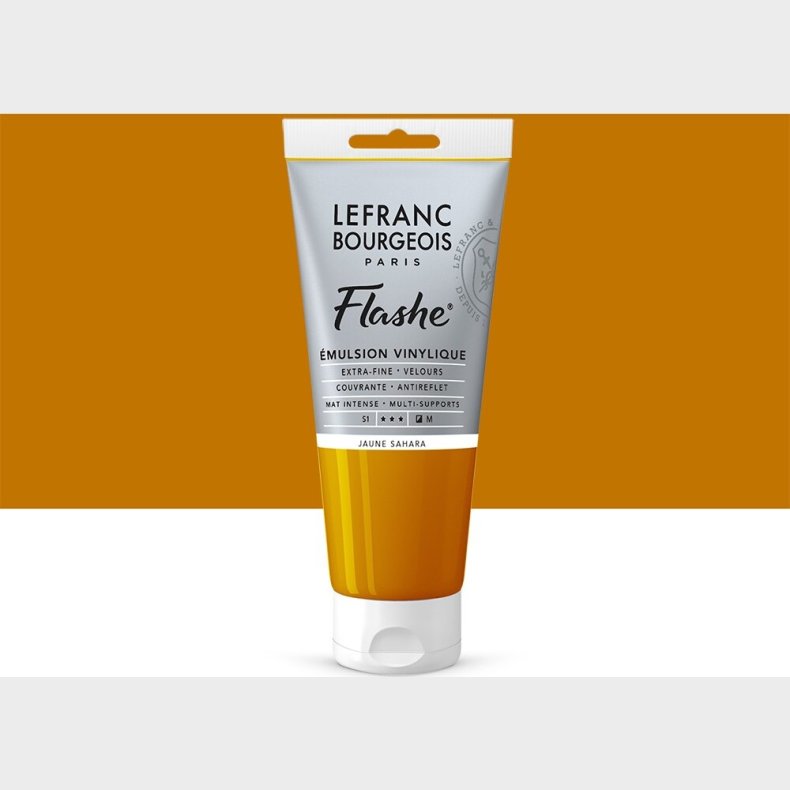 Lefranc & Bourgeois - Akrylmaling - Flashe - Sahara Yellow 80 Ml