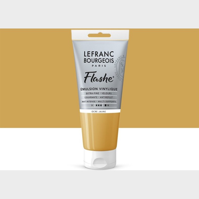 Lefranc & Bourgeois - Akrylmaling - Flashe - Yellow Ochre 80 Ml