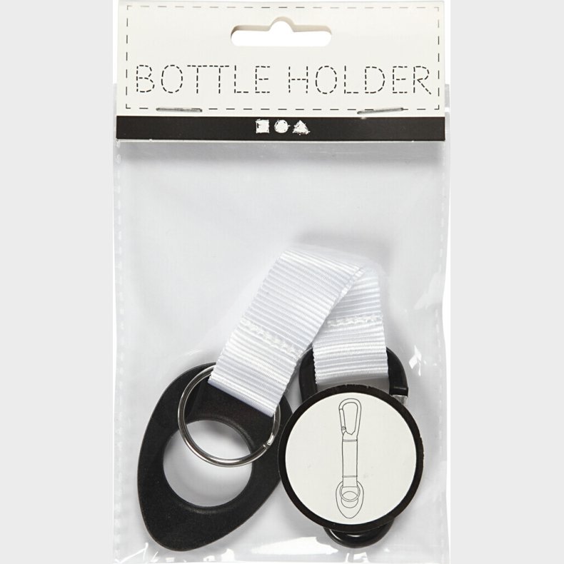 Flaskeholder Til Blte Eller Rygsk - Hvid
