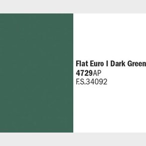 Flat Euro I Dark Green - 4729ap - Italeri
