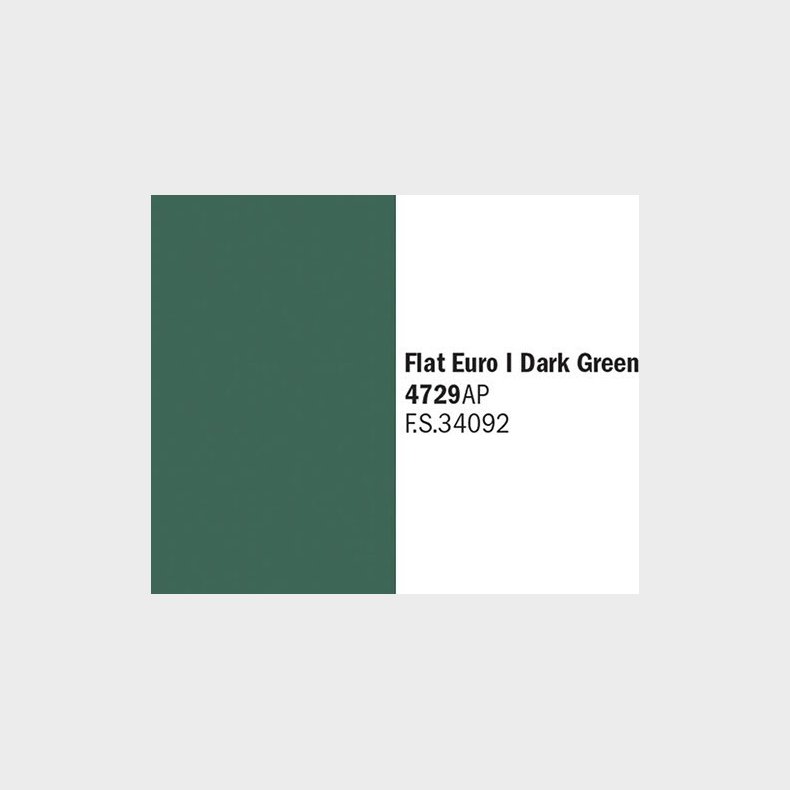 Flat Euro I Dark Green - 4729ap - Italeri