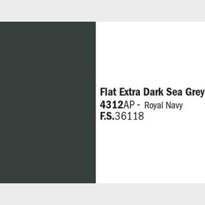 Flat Extra Dark Sea Grey - 4312ap - Italeri