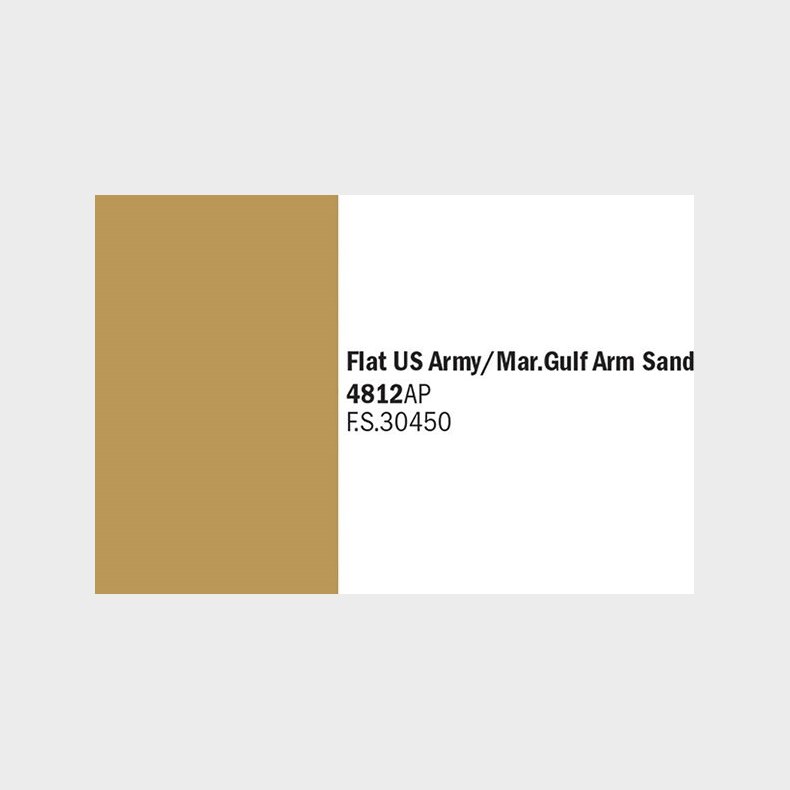Flat Us Army/mar.gulf Arm Sand - 4812ap - Italeri
