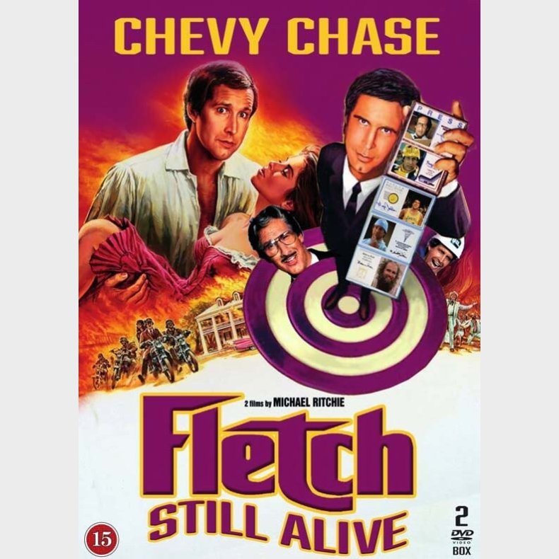 Fletch - Hva' Var Navnet? / Fletch Vender Tilbage - DVD - Film
