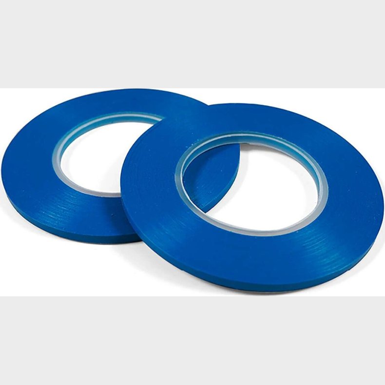 Vallejo - Fleksibel Malertape - Bl� - 2x3mmx18m - T07009