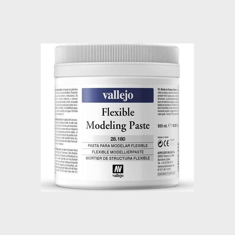 Vallejo - Modeling Paste 500 Ml - Modelleringspasta