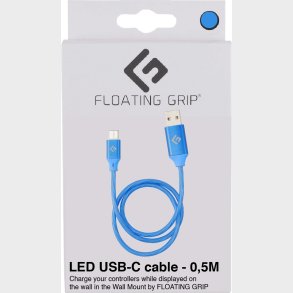 Floating Grip - Led Usb-c Kabel - 0,5 Meter - Bl