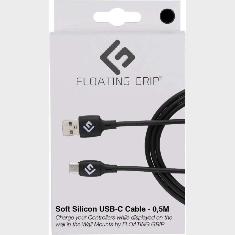 Floating Grip - Usb-c Kabel - 0,5 Meter - Sort
