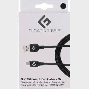 Floating Grip - Usb-c Kabel - 3 Meter - Sort