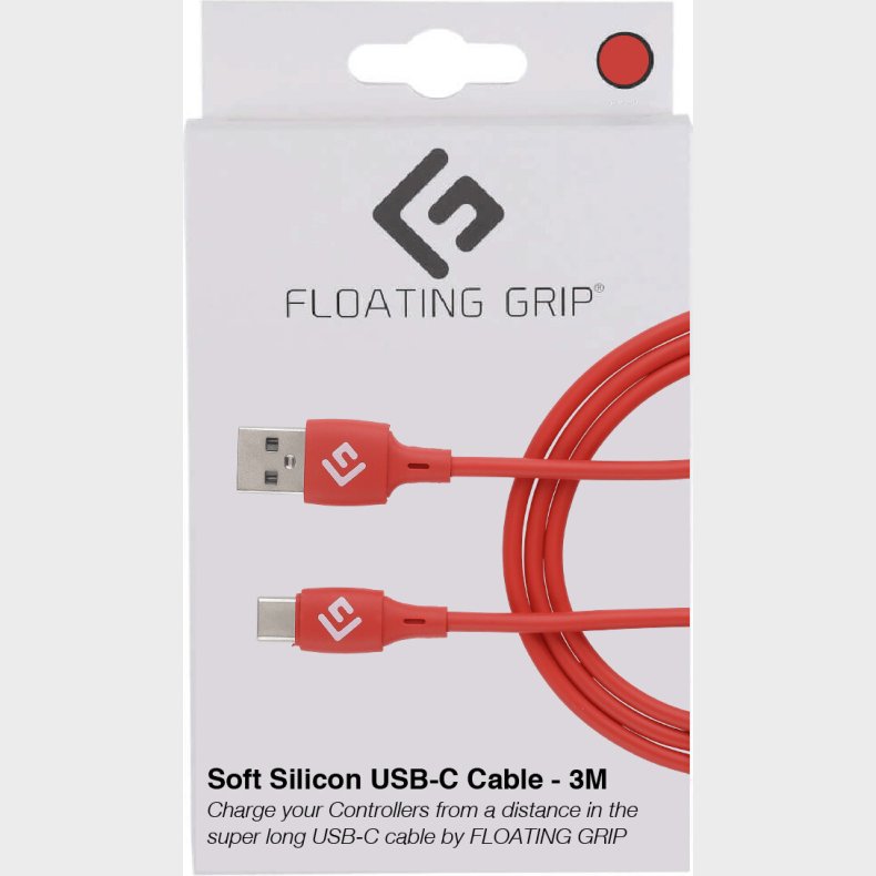 Floating Grip - Usb-c Kabel - 3 Meter - Rd
