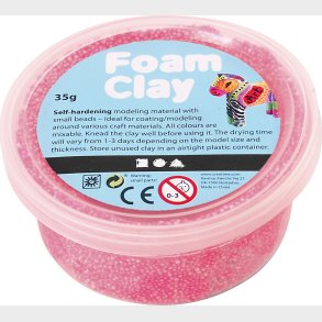 Foam Clay - Neon Pink - Modellervoks - 35 G