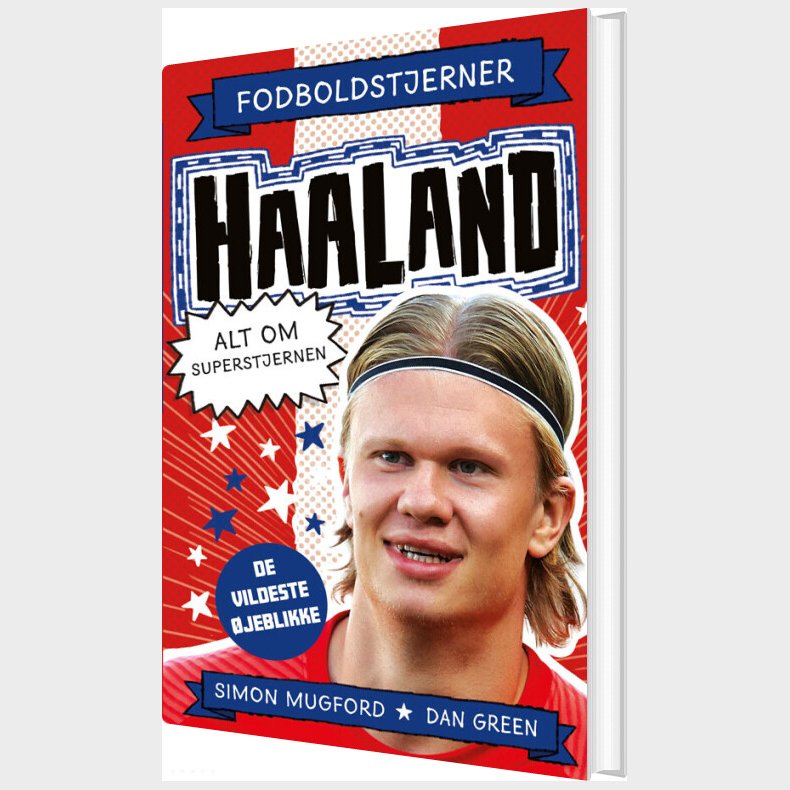 Fodboldstjerner - Haaland - Alt Om Superstjernen - Dan Green - Bog