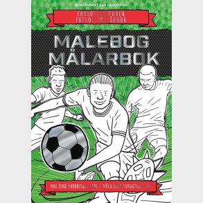 Fodboldstjerner - Malebog - Bog