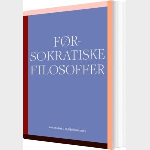 F�rsokratiske Filosoffer - Bog