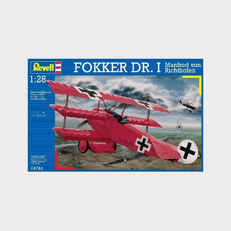Revell - Fokker Dr. 1 Richthofen Fly Byggest - 1:28 - 04744