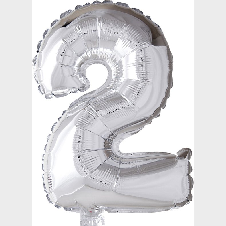 Tal Ballon - Folie - 2 - S�lv -  H 41 Cm