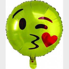 Folieballon Emoji - 45 Cm - 1 Stk - Scanseason