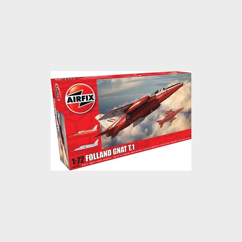 Airfix - Folland Gnat T.1 Fly Bygges�t - 1:72 - A02105
