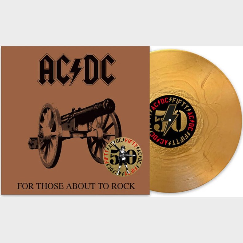 Ac Dc - For Those About To Rock - Gold Metallic Edition - Vinyl Lp