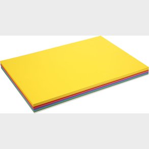 Karton - Farvet - A2 - Lyse Forrsfarver - 300 Ark