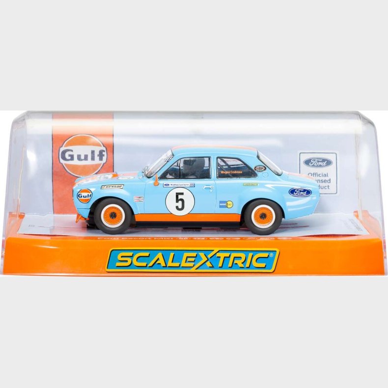 Scalextric - Ford Escort Mk1 Bil - Wayne Crabtree 2023 Gulf - C4530