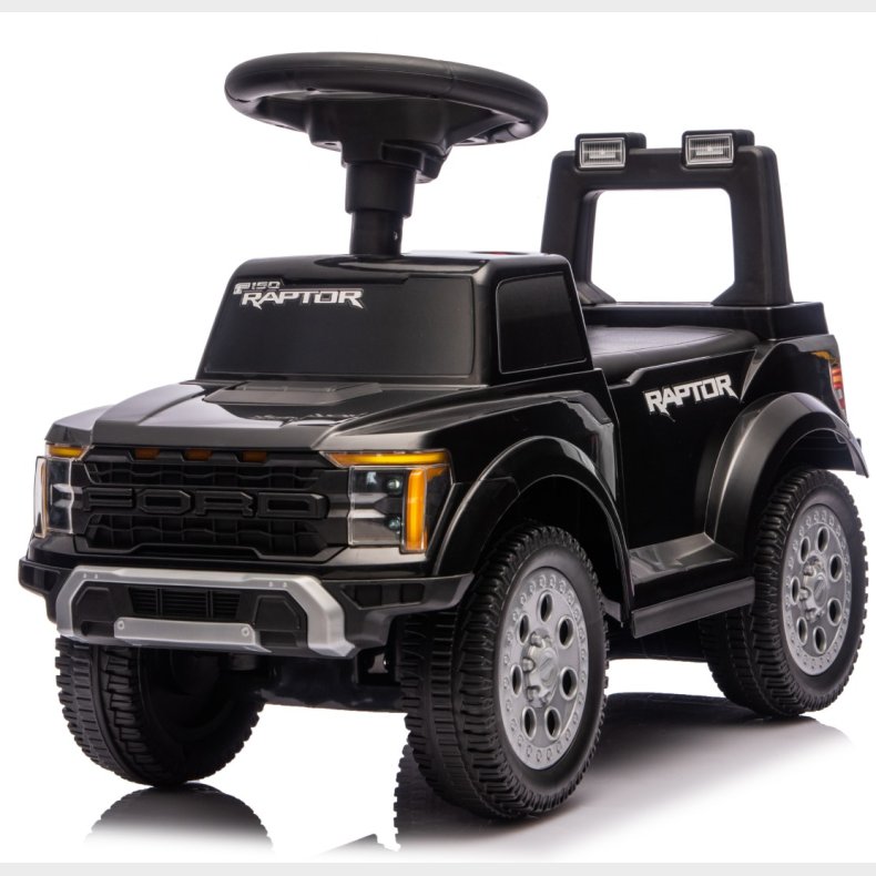 Ford F150 Raptor Gbil med lys og lyd, sort