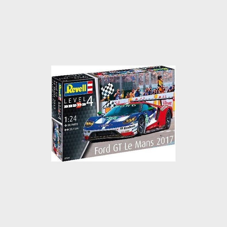 Revell - Ford Gt Le Mans 2017 Bygges�t - 1:24 - Level 4 - 07041