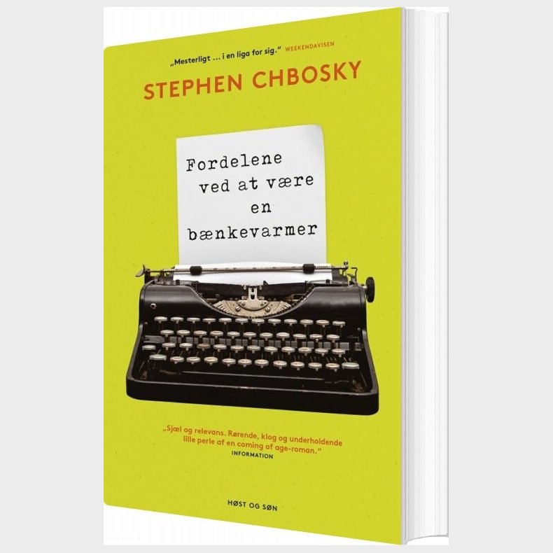 Fordelene Ved At Vre En Bnkevarmer - Stephen Chbosky - Bog