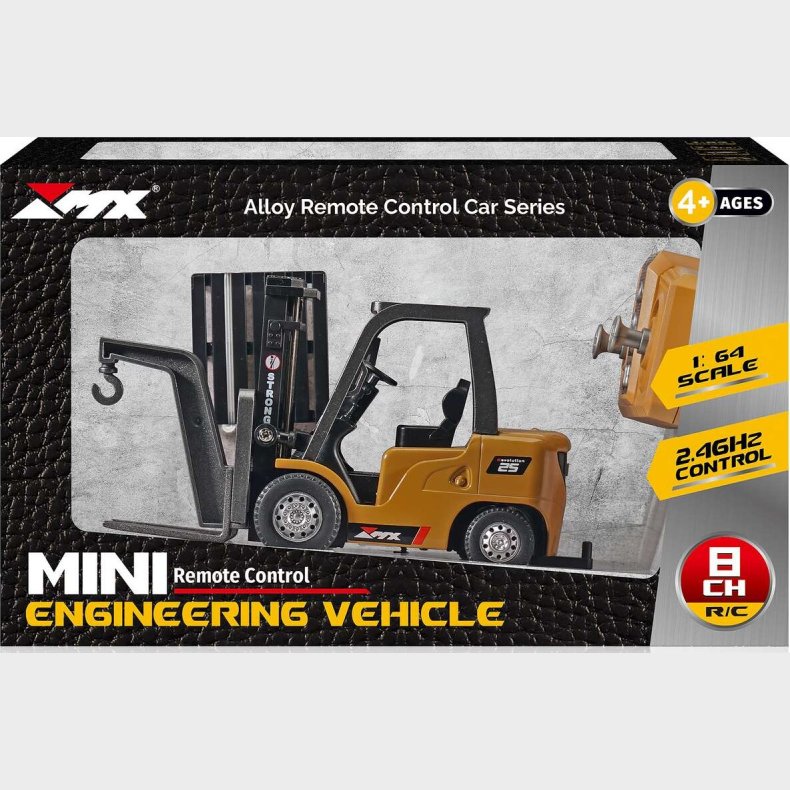 Forklift R/c 1:64 2,4ghz, 3,7v Li-ion, 8 Channels - Z6750a - Mx