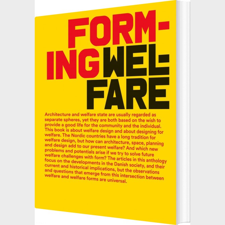 Forming Welfare - Jannie Rosenberg Bendsen - Bog