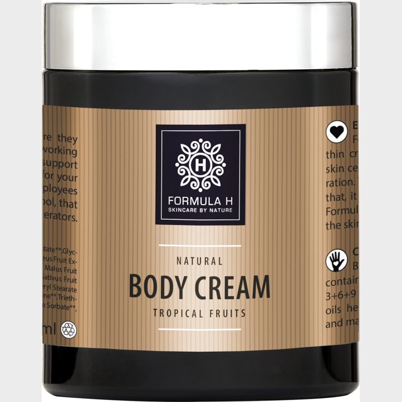 Formula H - Body Cream - Tropical Fruits 250 Ml