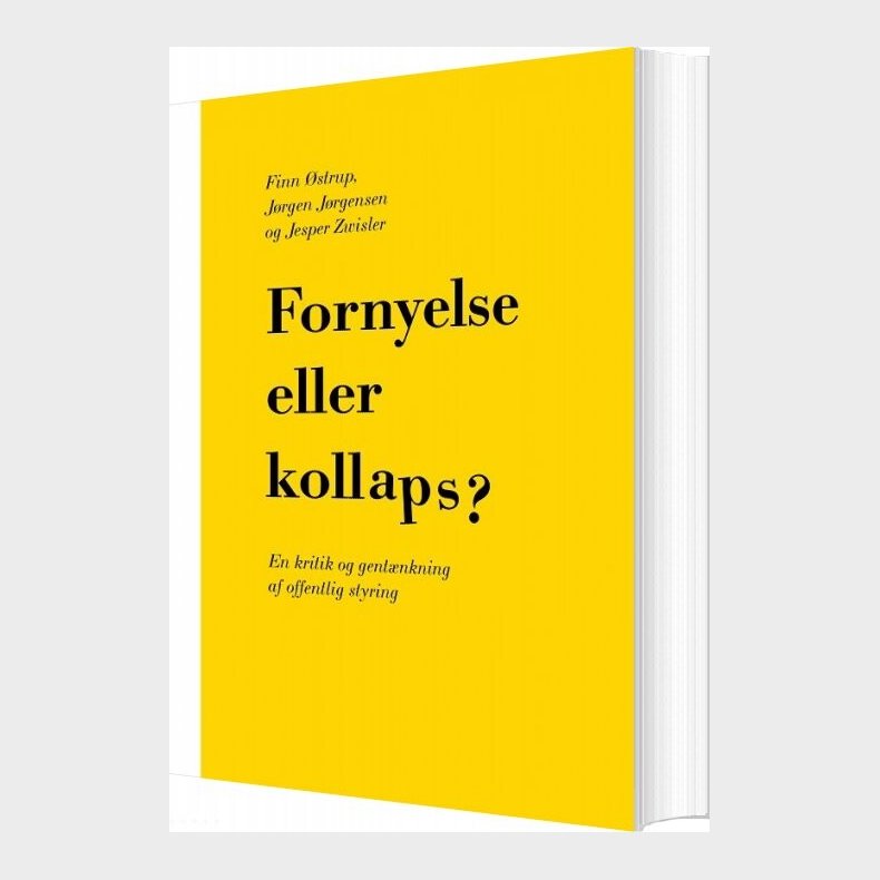 Fornyelse Eller Kollaps? - J�rgen J�rgensen - Bog