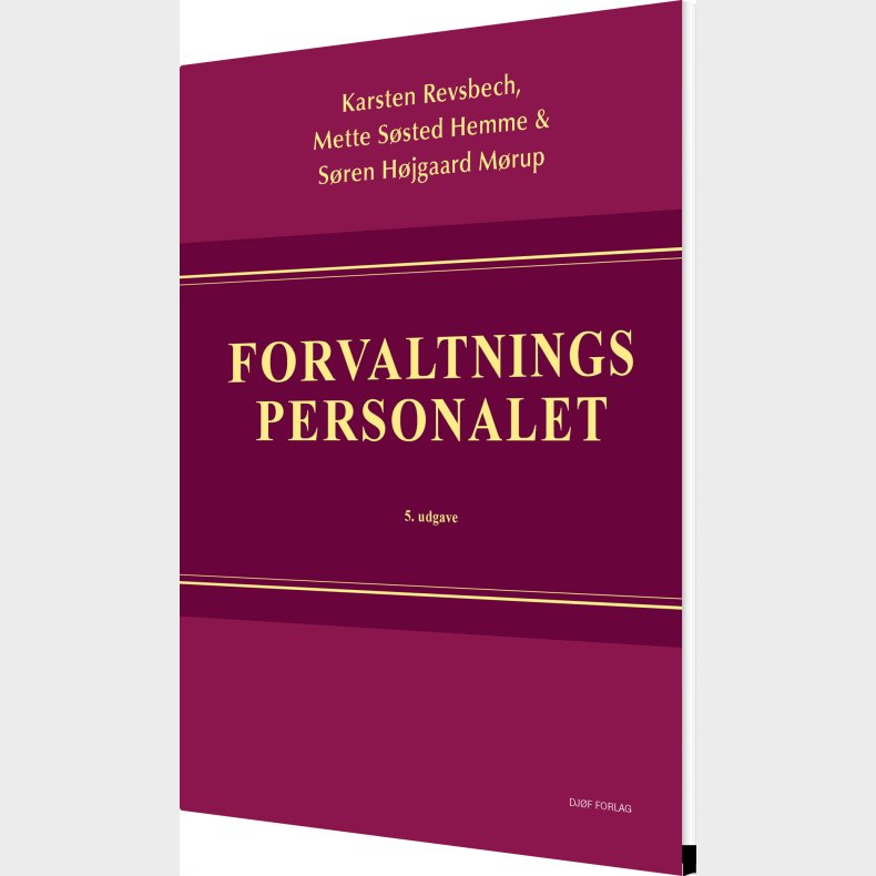 Forvaltningspersonalet - Karsten Revsbech - Bog