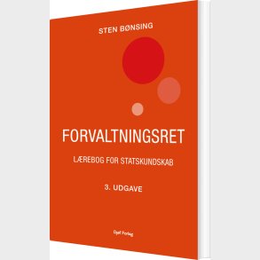 Forvaltningsret - L�rebog For Statskundskab - Sten B�nsing - Bog