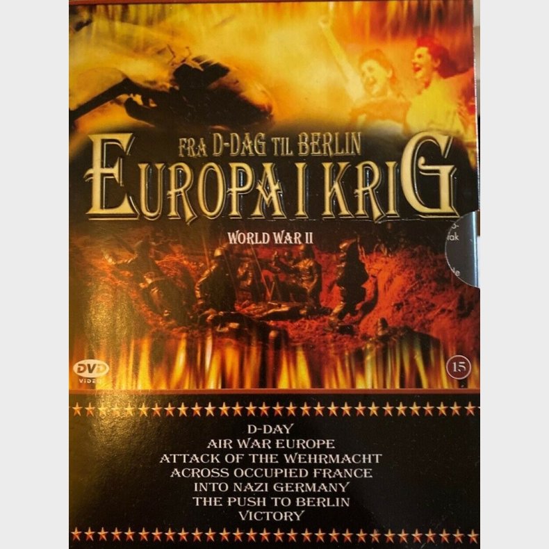Fra D-dag Til Berlin - Europa I Krig - Box - DVD - Film