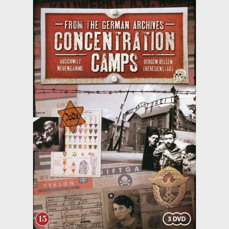 Fra De Tyske Filmarkiver - Koncentrationslejre - DVD - Film