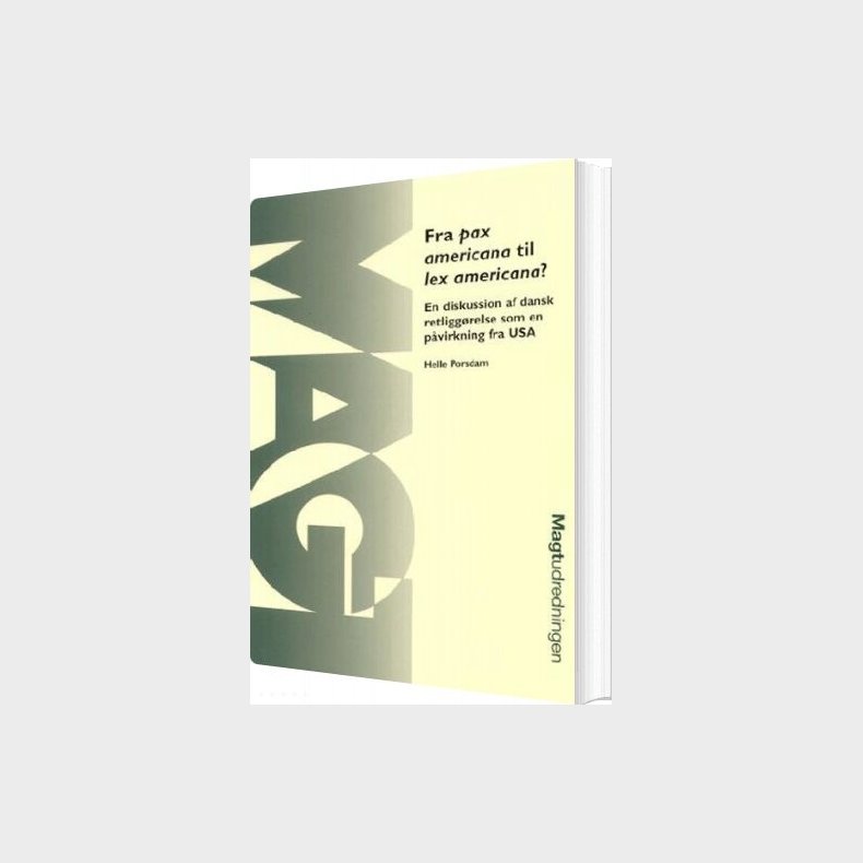 Fra Pax Americana Til Lex Americana? - Helle Porsdam - Bog