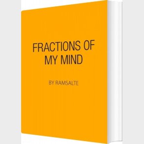 Fractions Of My Mind - Ramsalte - English Book