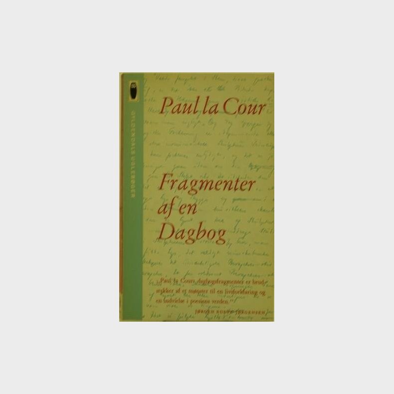 Fragmenter Af En Dagbog - Paul La Cour - Bog