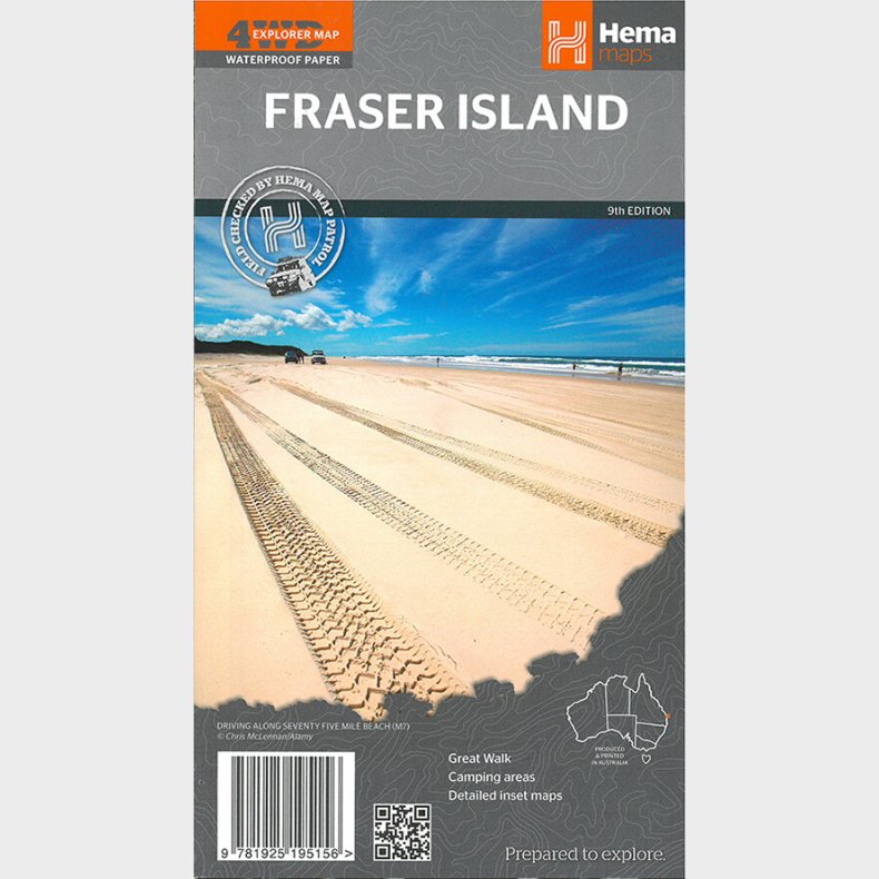 Hema Maps - Fraser Island - English book