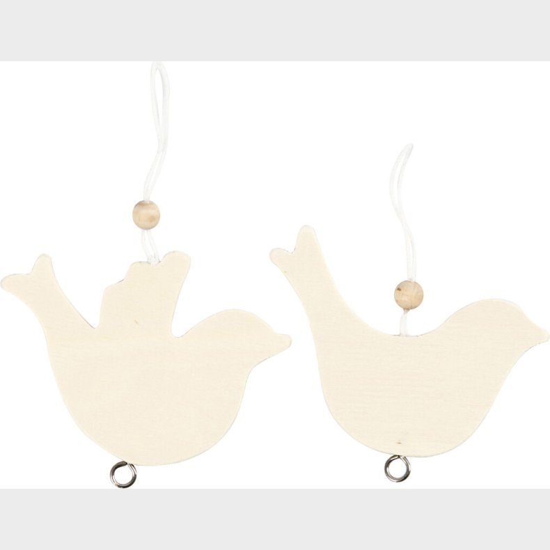 Fredsdue - Str. 7,5x9,5 Cm - Tykkelse 4 Mm - 10 Stk.