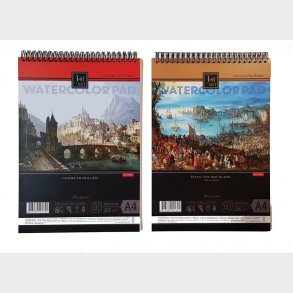 Fresh Akvarelblok A4 200 G - 24 S Spiral