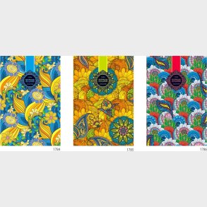 Fresh Notesbog Floral A4 Linjeret