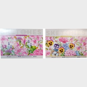 Fresh Skitseblok A3 140 G - 24 S Blomster