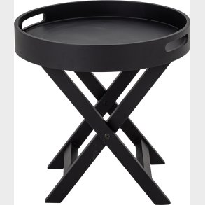 Bloomingville - Freya Bakkebord - Sort - Gummitr - Rundt