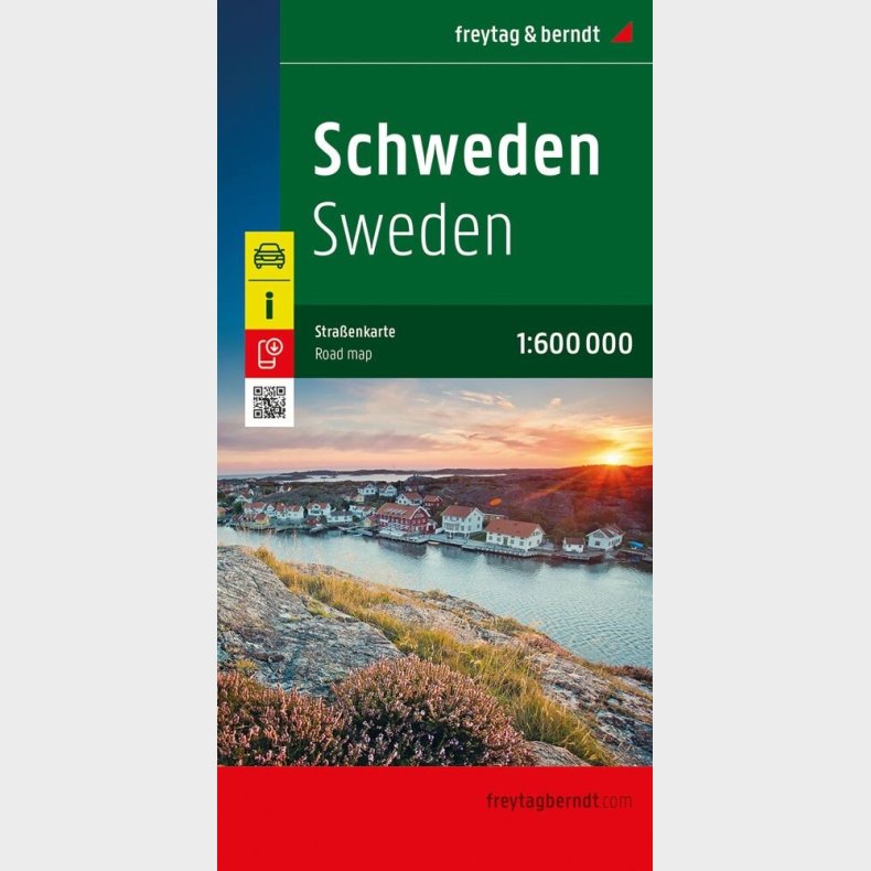 Freytag & Berndt Autokarte Schweden - Sweden - Sverige - English book